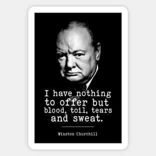 Winston Churchill Quote | WW2 Quote Magnet